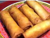 Chinese Eggrolls With Meat And Vegetables